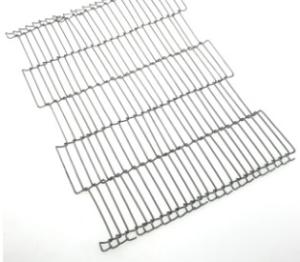 China Flat Flex SS304 Food Oven Conveyor Belt Wire Mesh factory
