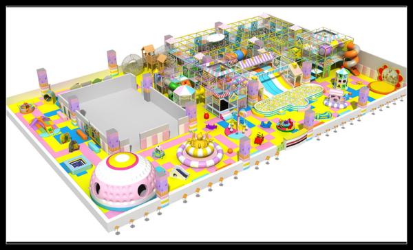 New Arrival Kids Entertainment Equipment Indoor Foam Play Area with Big Ball