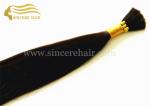 50 CM Remy Human Hair Extensions, 20" Black Straight Real Remy Human Hair Bulk