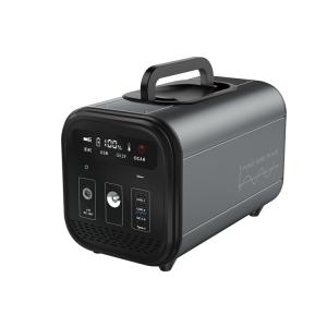 China Aluminum Alloy Mini portable Power Station LiFePO4 Solar Generator For CPAP factory