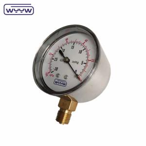 China Mbar Kpa General Steel Capsule Pressure Gauge 100mm OEM ODM OBM Customized factory