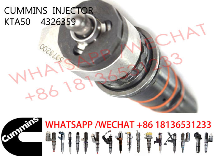 4326359 Common Rail KTA50 Diesel Engine Fuel Injector 3609962