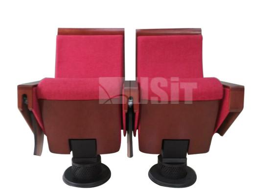 Ergonomic Design Church Theatre Seating , Theatre Seating Chairs Wooden Outer