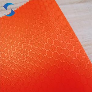 China 155gsm 100 Polyester Jacquard Woven PU1000 Honeycomb Oxford Fabric For Bags Luggage Lining factory