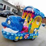 Kids Trackless Tourist Train Rides 220v 50hz 14 Riders 8.5m * 2.3m Size