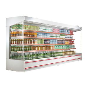 Remote System Multideck Open Chiller / Beverage Refrigerator Showcase