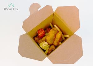 China Eco - Friendly Disposable Lunch Boxes Hot Food To Go Containers For Fast Food factory