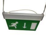 Rechargeable Battery Operated Double Sided Exit Signs LED Emergency Light