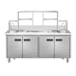Indoor Stainless Steel Kitchen Cabinets ISO9001 OEM ODM