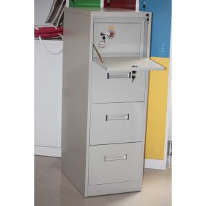 Safety CRS 4 Drawer Metal Filing Cabinet With Inner