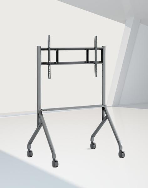 IBoard 55-86 Inch Available Mobile TV Bracket Floor Stand TV Trolley Cart All-in