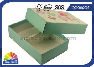China Gold/Silver Foil Stamping Flat Gift Box Recycled Paper Gift Boxes on sale