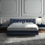 King Size Bedroom Furniture Upholstered Leather Bed