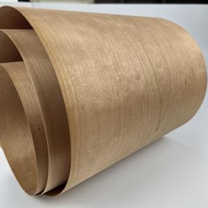China Natural North American Cherry Wood Mountain Grain Veneer A/AA Grade，100-195cm*0.45mm factory