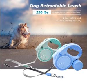 China Self Acting Retractable Dog Lead Automatic Retractable Pet Leash Portable Anti Escape factory