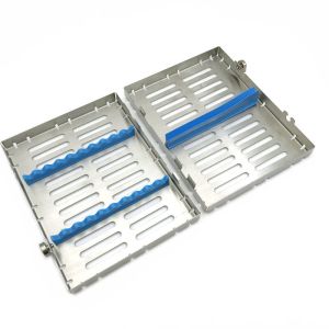 10 Dental Instruments Stainless steel Autoclave Sterilization Cassette Tray