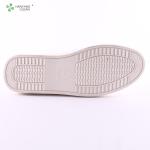 High Quality PU Sole White Leather Antistatic Cleanroom Mesh Shoes