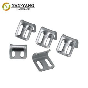 China Other Furniture Accessories Half Plastic Covered 4-Holes Spring Clip factory