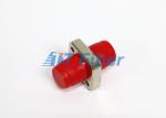 Square FC Single mode Fiber Adapter with One body Metal Housing