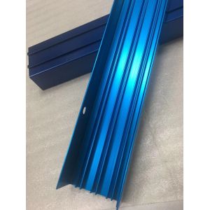 Aluminum Enclosure Blue Anodized CNC Milling Aluminum Extrusion Profile
