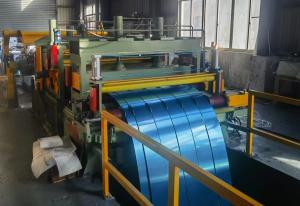 China 8mm Thick 1800mm Galvanized Metal Coil Slitting Machine 80M/Min High Efficiency factory