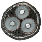 YJV22 35KV 5 Cores High Voltage Cable Armored Steel Hv Electrical Cables Cross