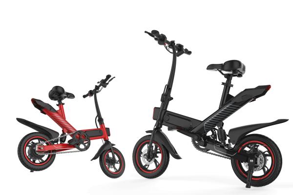 Fashion Women Lightest Electric Folding Bike High Speed 25KM / H Ergonomics