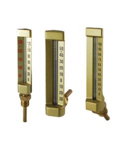 China V Shape Body High Temperature Glass Thermometer 1/2 Connection  0-600C on sale