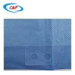 Hospital And Clinic Disposable Orthopedic Surgery Split Drape With Adhesive