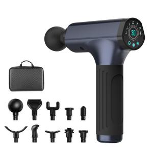 China 1000rpm 30 Speed Led Handheld Massager Gun Electric Deep Tissue Massager factory