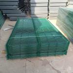 Coated Galvanized Diamond Cyclone Chain Link Mesh Fence Anti Climb 1.8 M
