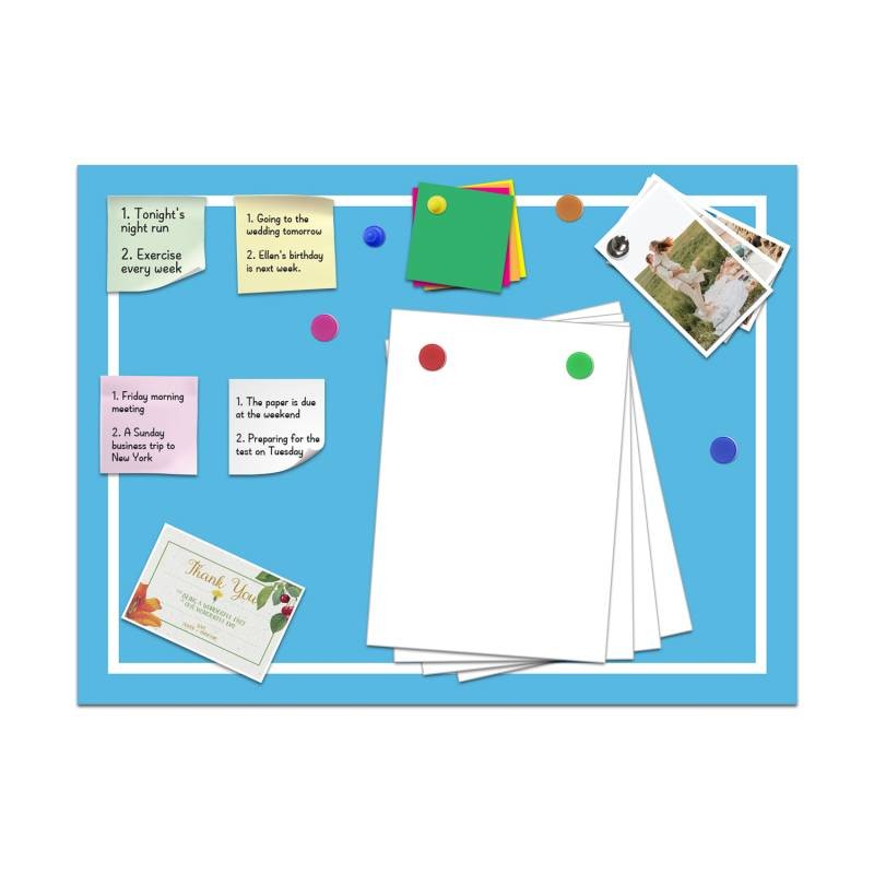Removable Sticky Memo Board Magnetic For Wall Surfaces
