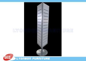 China Shopping Mall Wood MDF Slatwall Display Stands With Metal Powder Coated factory