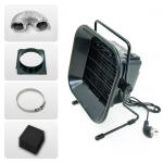 Black 30W Small Soldering Iron Fume Extractor , 493 ESD Smoke Absorber