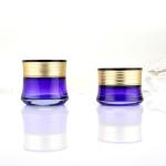 Luxury 120ml 50g Cosmetic Glass Bottles Hot Stamping With Screw Cap