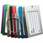 Handbag Stainless Steel Metal Card , aluminum luggage tag For Travel Airplane