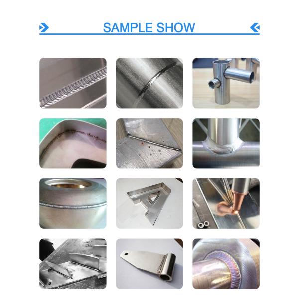 800w 1.2kw 1.5kw Portable Fiber Laser Welding Machine Small Hand Held For Metal Stainless Steel Bronze Aluminum