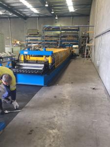 China Heavy Duty Storage Rack Metal Roll Forming Equipment 8-15 M / Min For Warehouse factory