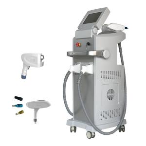 China Extra Cooling Head 755nm 808nm 1064nm Diode Laser Machine Truly Painless Process factory