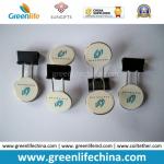 Fashionable Round Plastic Logo Sheet Office Promotional Binder Clips