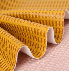 China Color Multi-Choice Straw Mat Leather Plaid PVC Weaving Artificial Leather Handbag Bag Shoe Leather factory