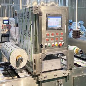China 380V PLC Control Automatic Plastic Food Tray Sealing Machine factory