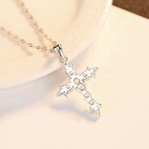 China Luxury Fashion Jewellery Choker Cross Chain Women Trendy Necklaces factory