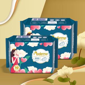 China Eco Friendly Menstrual Overnight Sanitary Pads Feminine Hygiene Soft Period Pads factory