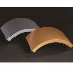 Curved Aluminum Metal Ceiling 19mm Height PVDF coating