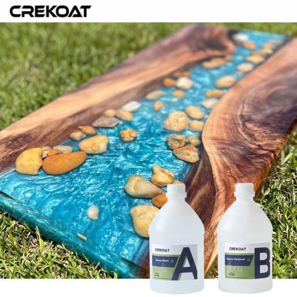 China Crystal Clear Epoxy Resin And Hardener To Tabletops And Countertops factory