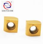 Golden And Grey Black Purple P25 Indexable Milling Inserts ISO9001 Carbide