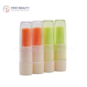 China 5g Plastic Cosmetic Lip Balm Lipstick Tube Container Customized factory