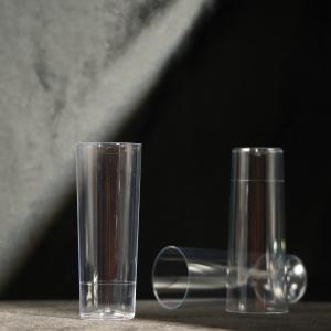 China Transparent Disposable PS Plastic Cups 270ML Long Tumbler With Customized Color factory