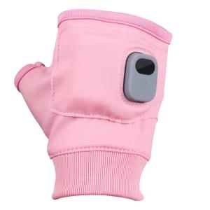 China Washable Waterproof Heated Gloves Hand Warmer USB Rechargeable Half Finger Touch Screen Gloves factory